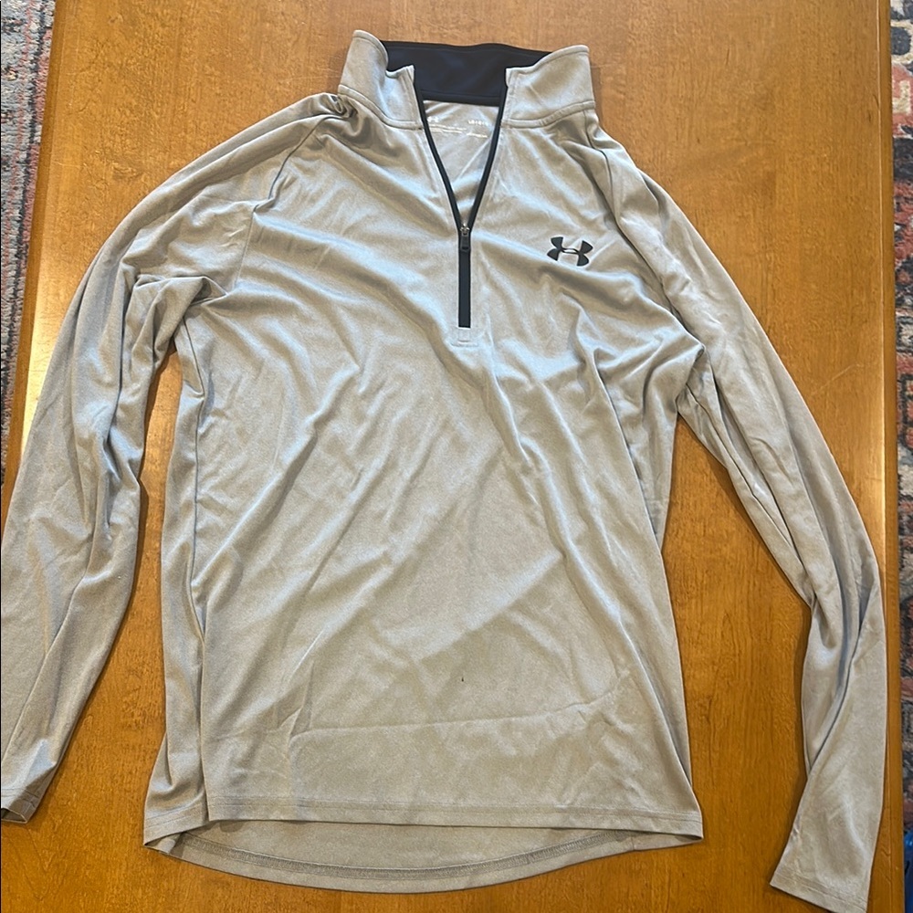 Under Armour Gray Quarter-Zip Pullover